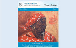 Cover of the biannual Arts Faculty Newsletter