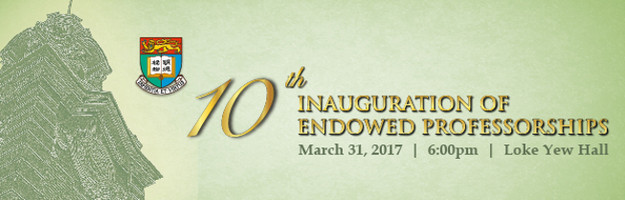 Banner of the 10th Inauguration of Endowed Professorships