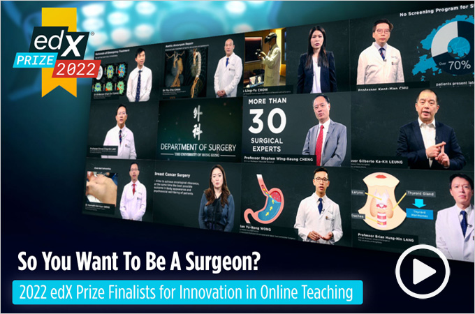 “So You Want To Be A Surgeon?” named 2022 edX Prize Finalist for Innovation in Online Teaching
