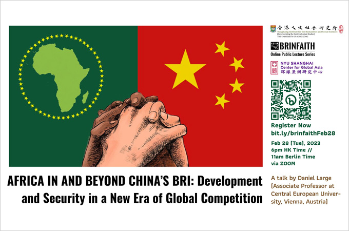 [Feb 28] Africa in and beyond China’s BRI: Development and Security in a New Era of Global Competition