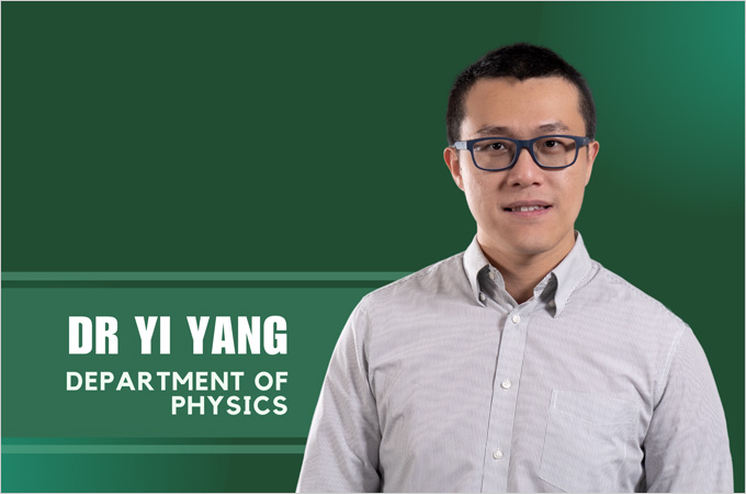 HKU Physicist Dr Yi Yang selected as Physical Science Fellow in 2023 Asian Young Scientist Fellowship