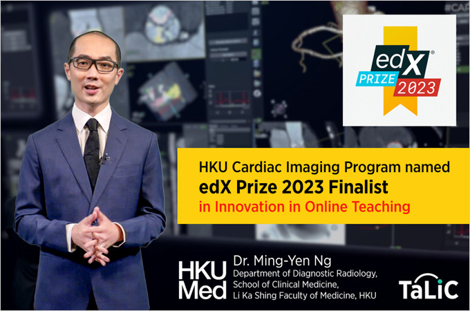 HKU Cardiac Imaging Program named one of the top 10 finalists for the 2023 edX Prize for Innovation in Online Learning