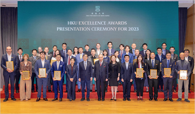 HKU celebrates outstanding academic achievements in teaching, research and knowledge exchange