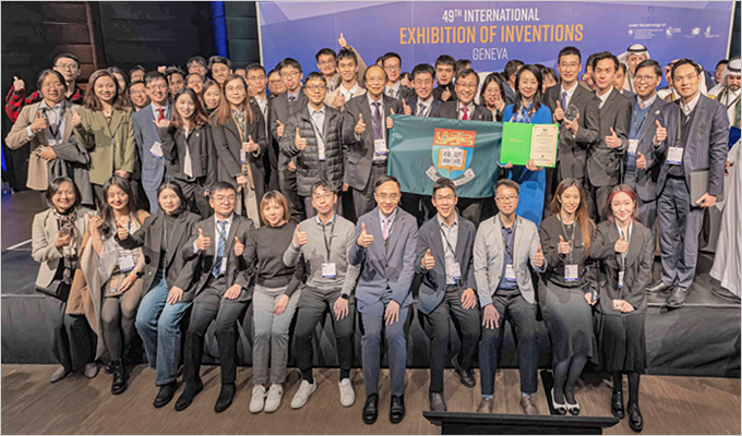 HKU's innovative research novelties win 42 awards at the 49th International Exhibition of Inventions of Geneva
