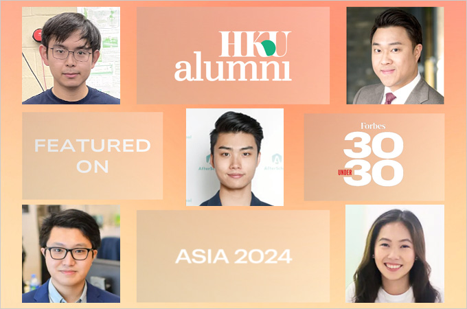 HKU Alumni featured on the Forbes 30 under 30 Asia 2024