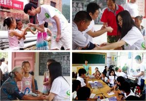 Students carried out field studies and service in Jiangxi