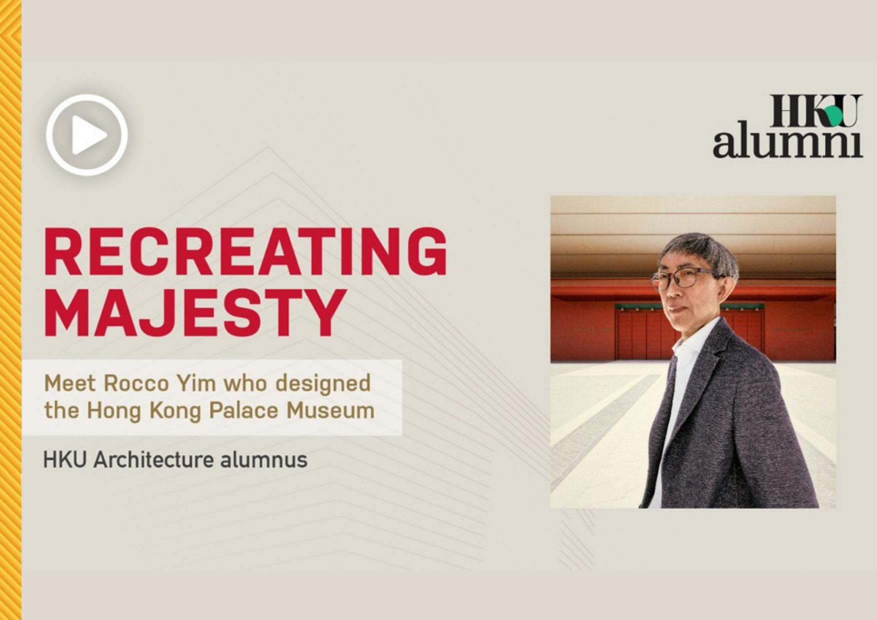 Meet Rocco Yim, who designed the Hong Kong Palace Museum