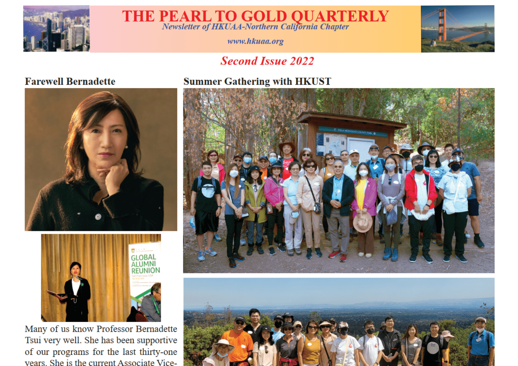 HKUAA – Northern California Chapter Newsletter | 2nd Issue 2022