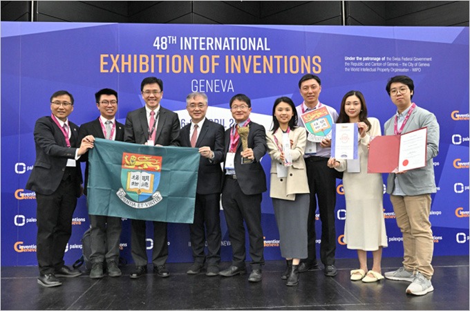 HKU’s research innovations excel at 48th International Exhibition of Inventions of Geneva