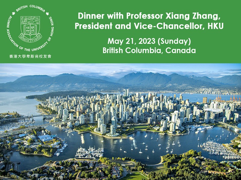 [May 21] Dinner with Professor Xiang Zhang in British Columbia, Canada
