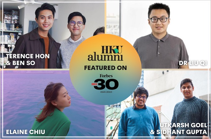 HKU Alumni listed in the Forbes 30 under 30 Asia 2023