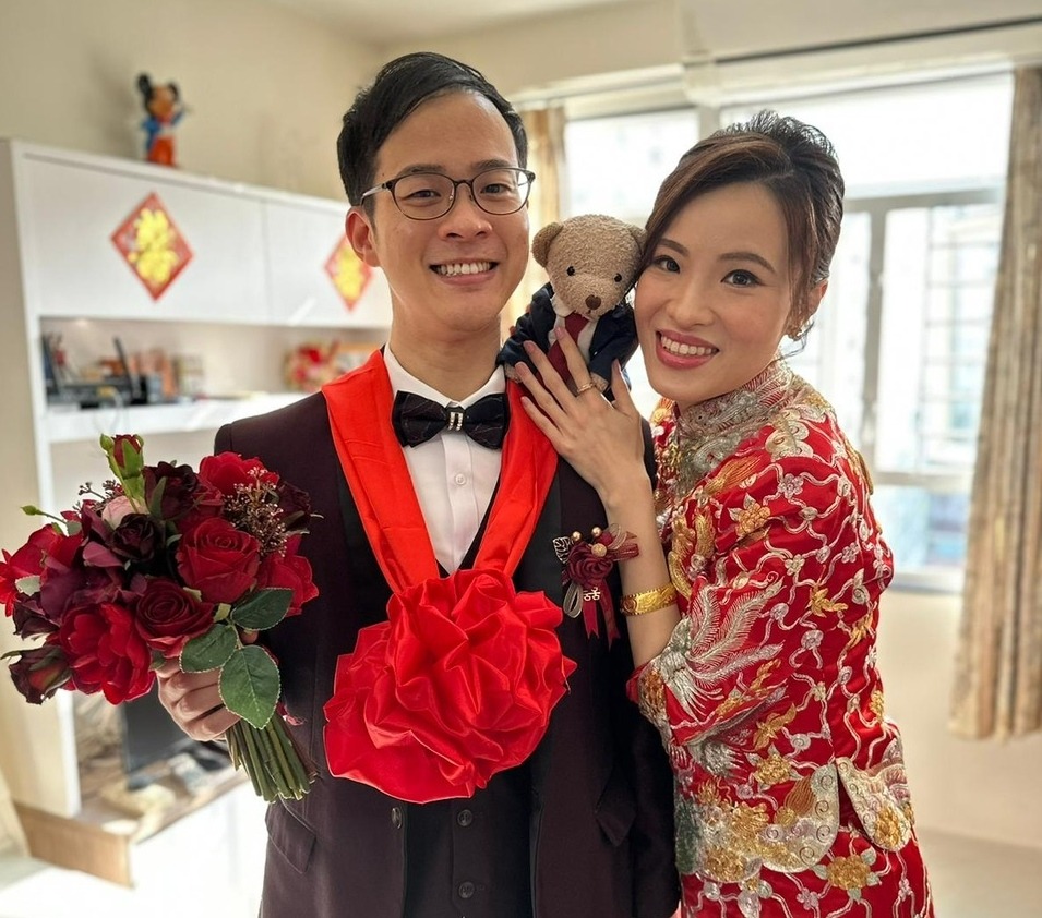 Tracy Hon 韓婉琳 （MNurs 2014, BNurs 2009） and Stephen Wong 王剛誠