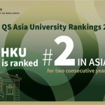 HKU is ranked #2 in Asia for two consecutive years