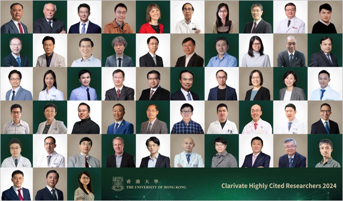 A record high of 53 HKU academics named Highly Cited Researchers by Clarivate Analytics